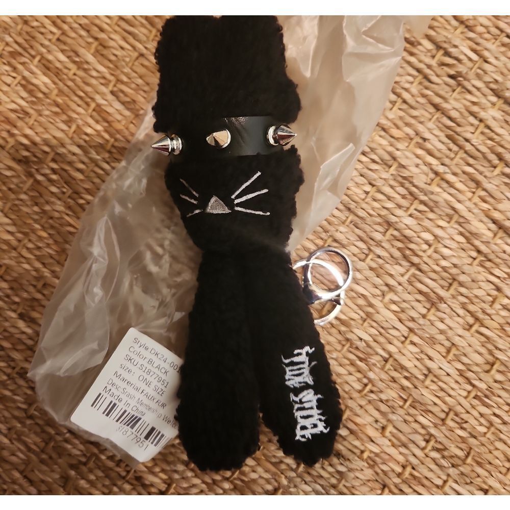 Dolls Kill Black Cat Key Holder NWT